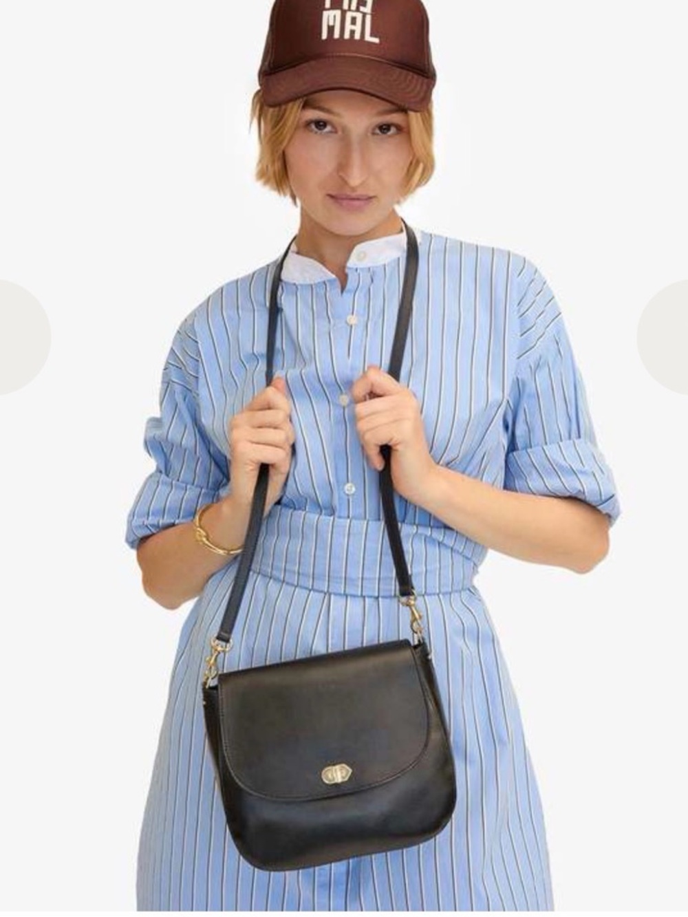 CLARE V. Turnlock Louis-Black - Picture 15 of 16